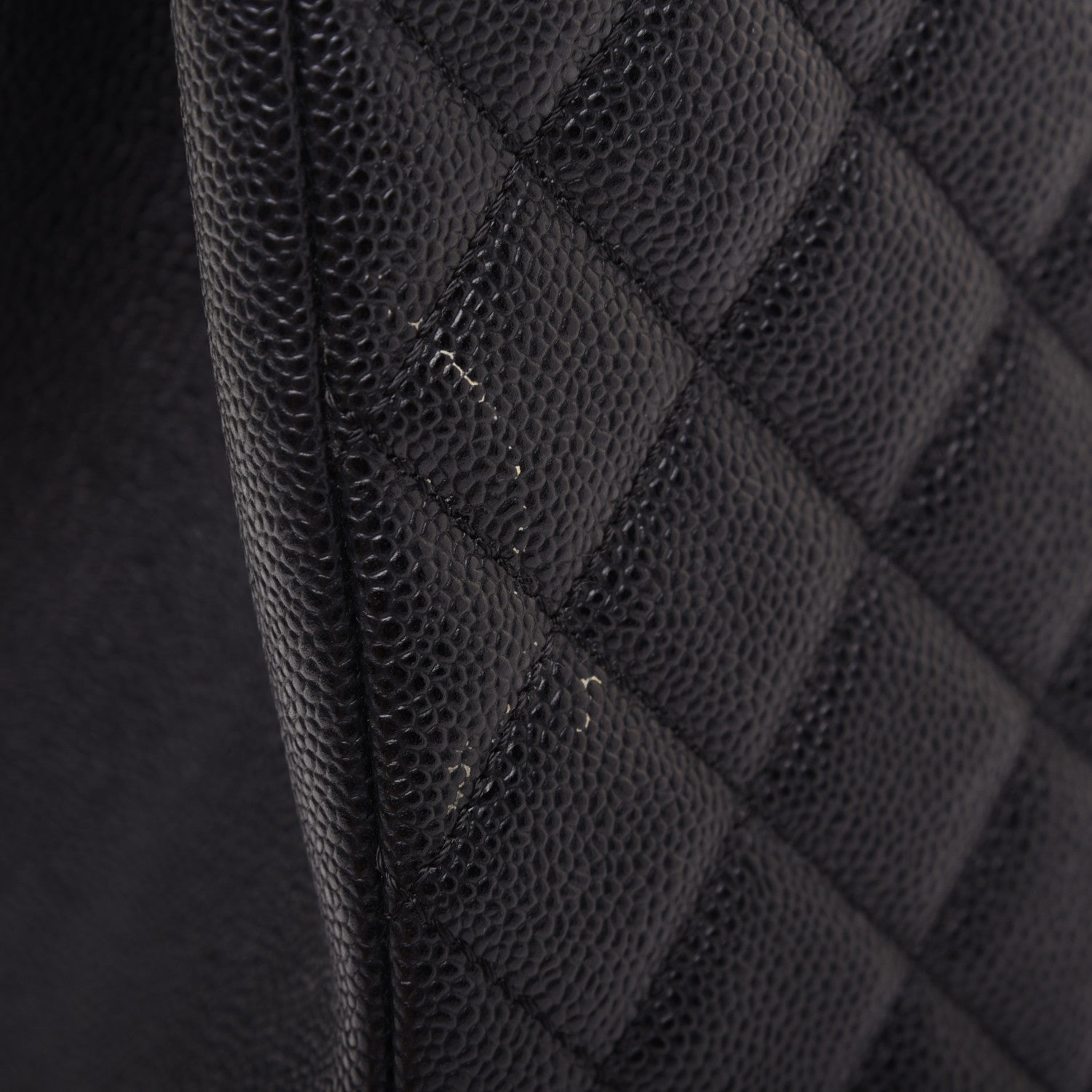 Chanel Caviar Quilted XL Grand Shopping Tote GST Black 12 of 17