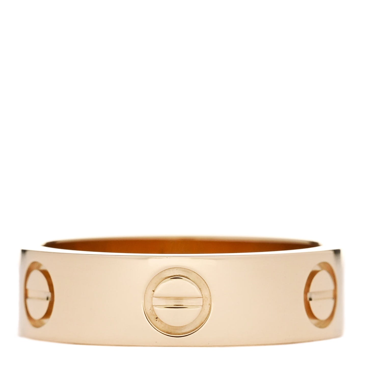 18K Yellow Gold 5.5mm LOVE Ring 54 6.75