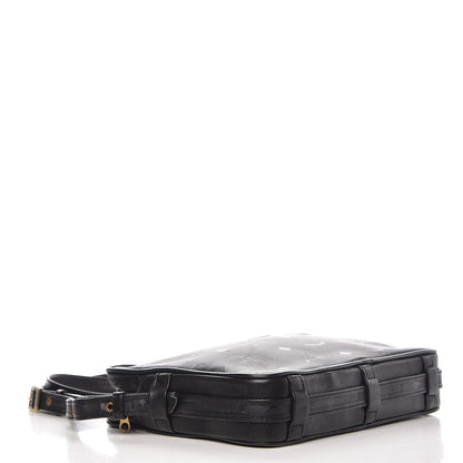 MCM Monogram Coated Canvas Camera Bag Crossbody Black 4 of 16