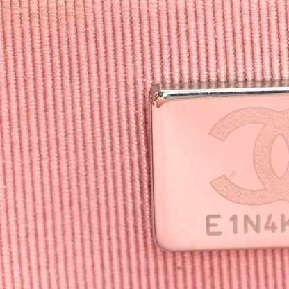Chanel Iridescent Calfskin Quilted Wallet on Chain WOC Pink 9 of 15