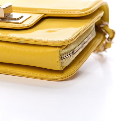 Chanel Patent Calfskin Mini Reissue Flap Yellow 9 of 17