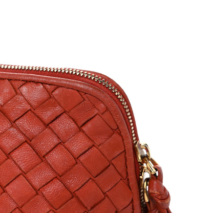 Bottega Veneta Nappa Intrecciato Cosmetic Case Red 18 of 22