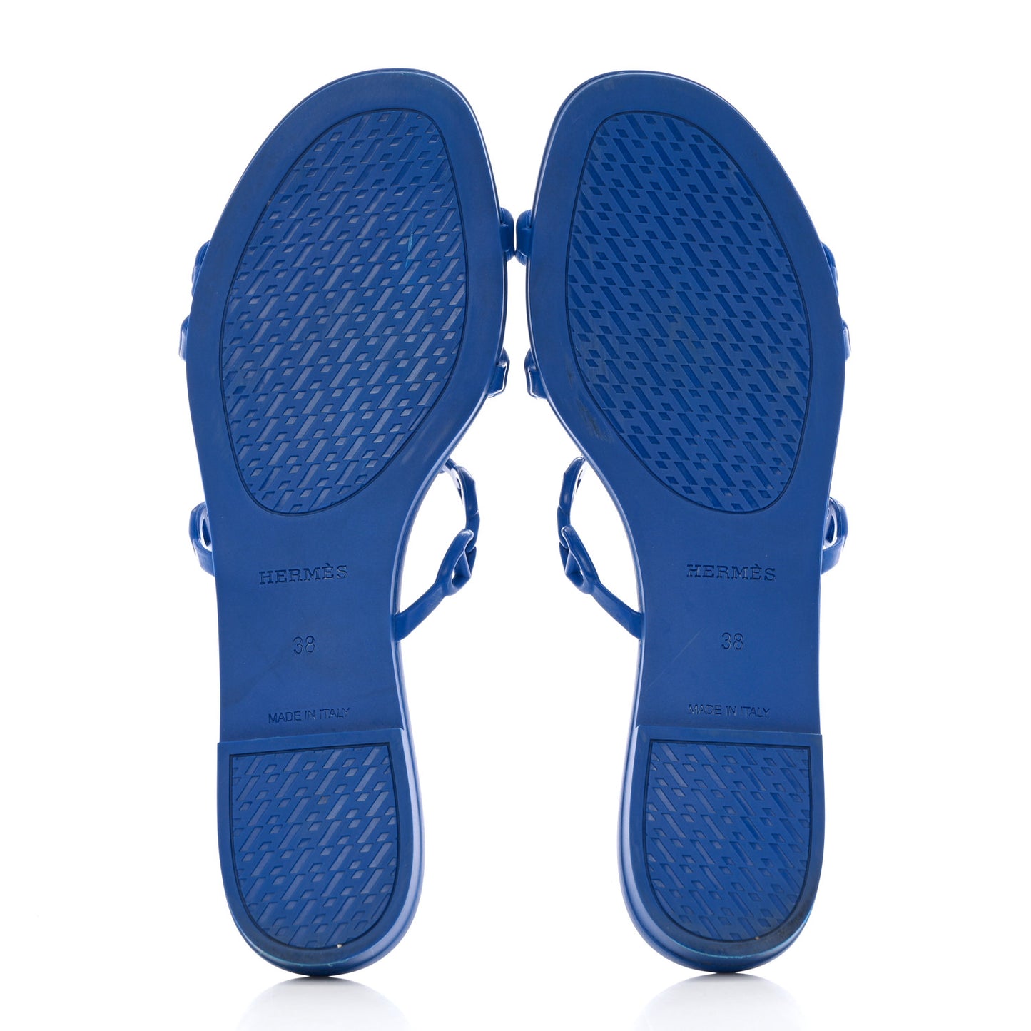 Rubber Chaine d'Ancre Rivage Sandals 38 Bleu Smalt
