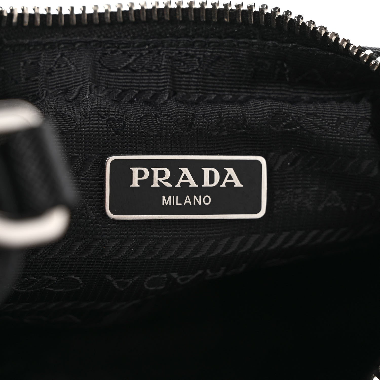 Prada Nylon Re-Edition 2005 Shoulder Bag Black 6 of 10