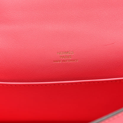 Hermes Swift Kelly Pochette Clutch Rose Azalee 6 of 11