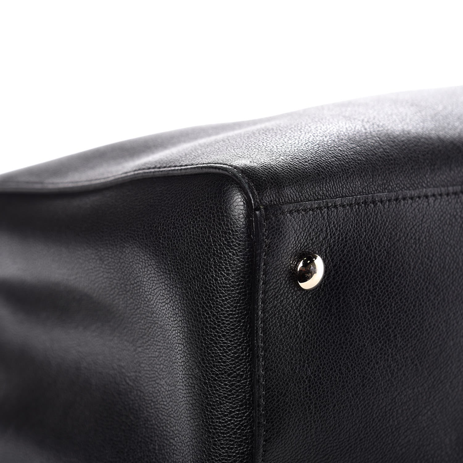 Versace Vitello Medusa Short Handle Tote Black 8 of 14
