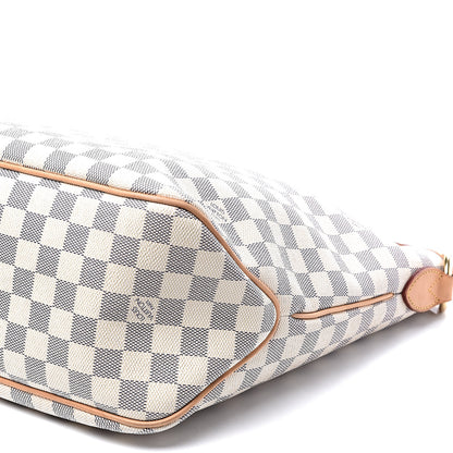 Louis Vuitton Damier Azur Delightful MM Rose Ballerine 8 of 10