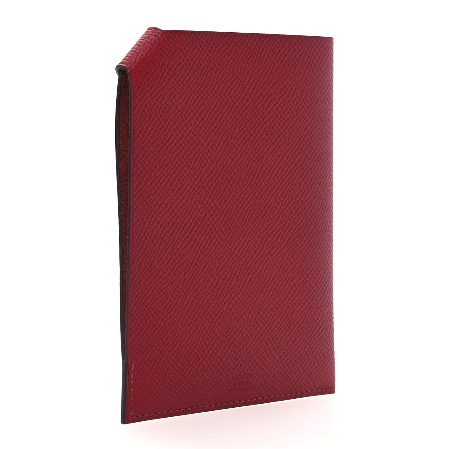 Epsom Tarmac PM Passport Holder Rouge Grenat
