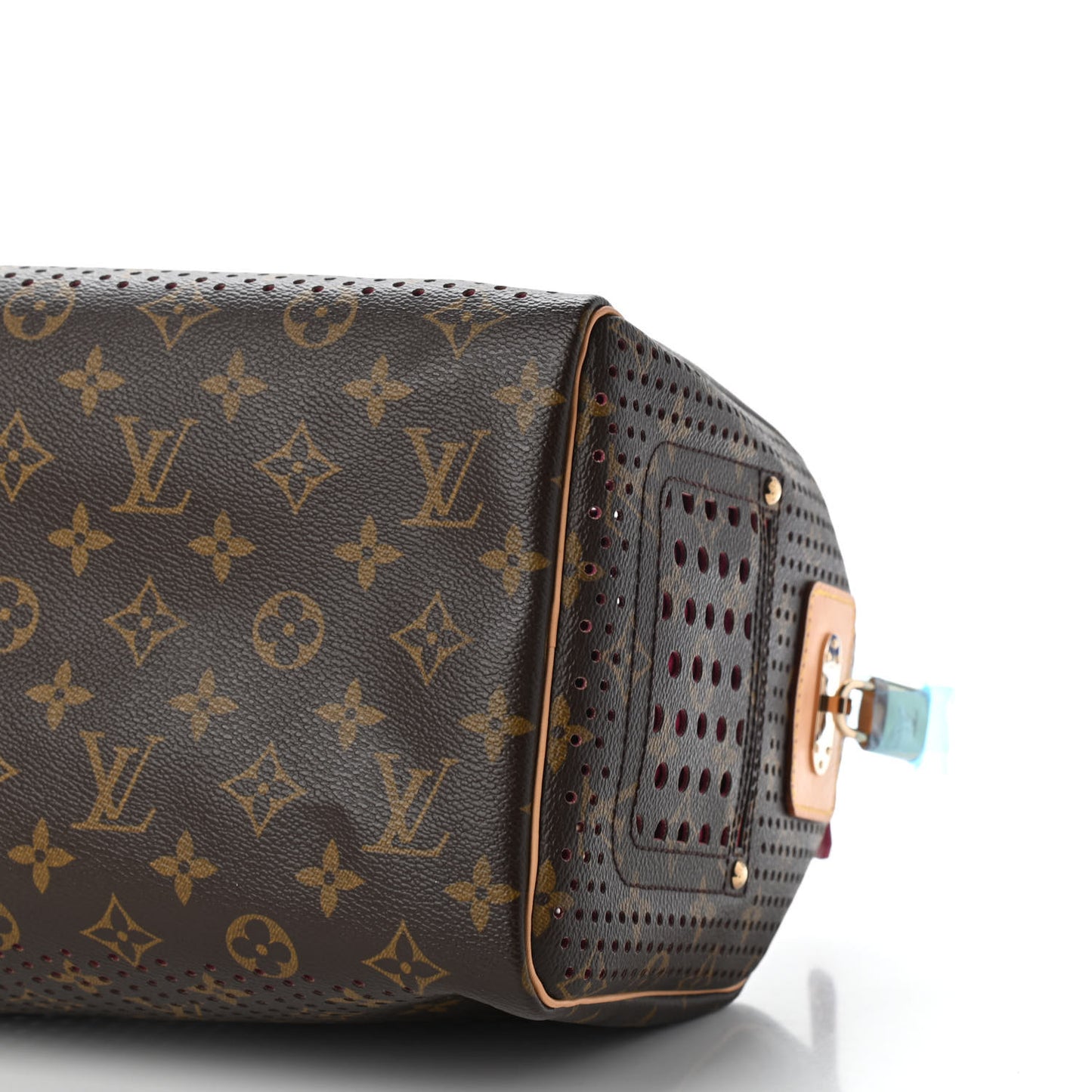 Monogram Perforated Speedy 30 Fuchsia