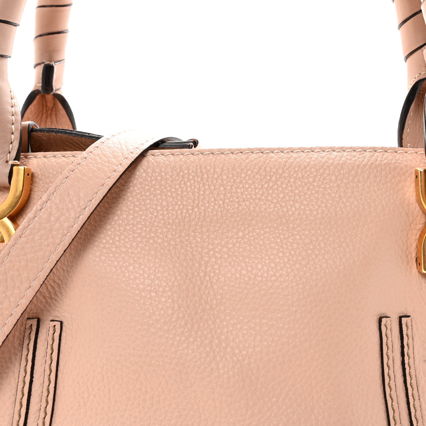 Calfskin Medium Marcie Satchel Blush Nude