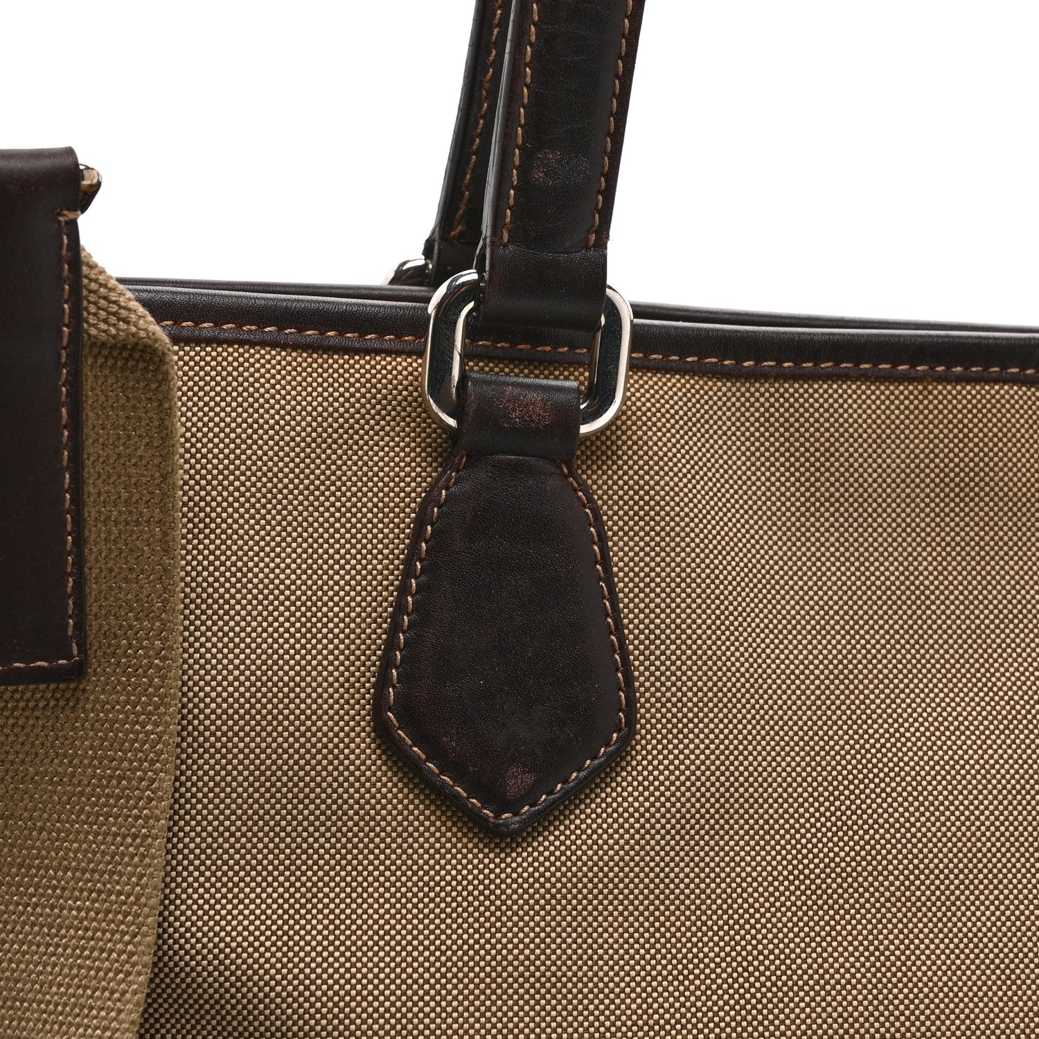 Prada Jacquard Logo Tote Corda Moro 10 of 10