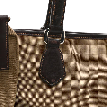 Prada Jacquard Logo Tote Corda Moro 10 of 10