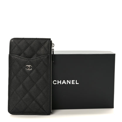 Chanel Caviar Quilted Classic iPhone Pouch Black 8 of 8