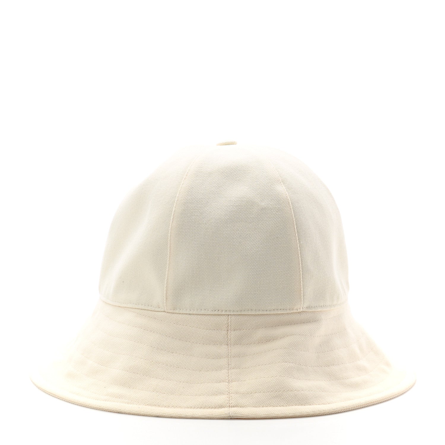 Hermes Cotton Bucket Hat 57 White 6 of 9