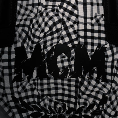 MCM Visetos Medium Liz Reversible Shopper Tote Black 6 of 11