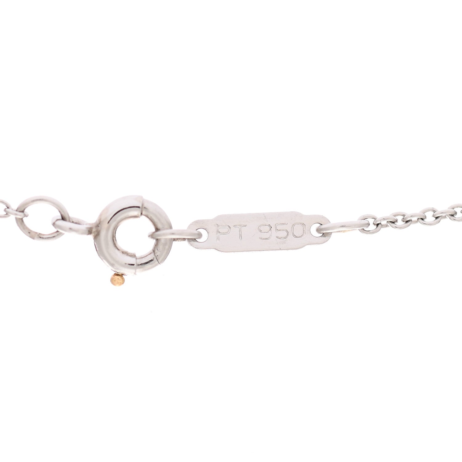 Tiffany Platinum Diamond Large Cross Pendant Necklace 6 of 7