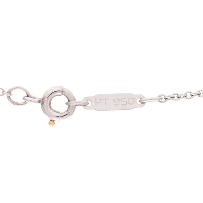 Tiffany Platinum Diamond Large Cross Pendant Necklace 6 of 7