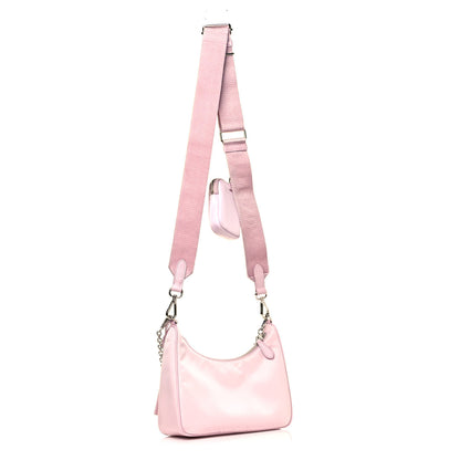Prada Nylon Re-Edition 2005 Shoulder Bag Alabastro 3 of 13