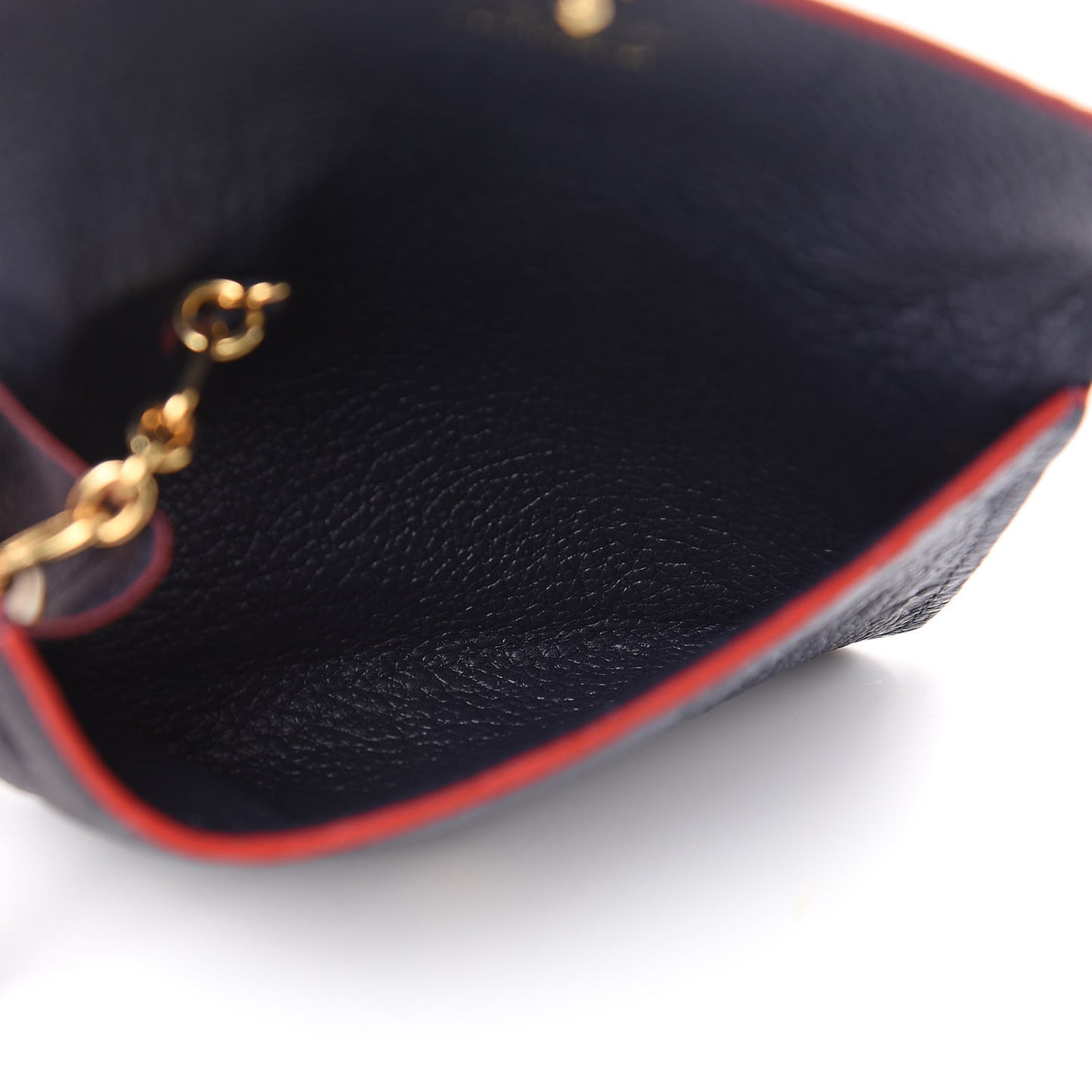 Empreinte Key Pouch Marine Rouge