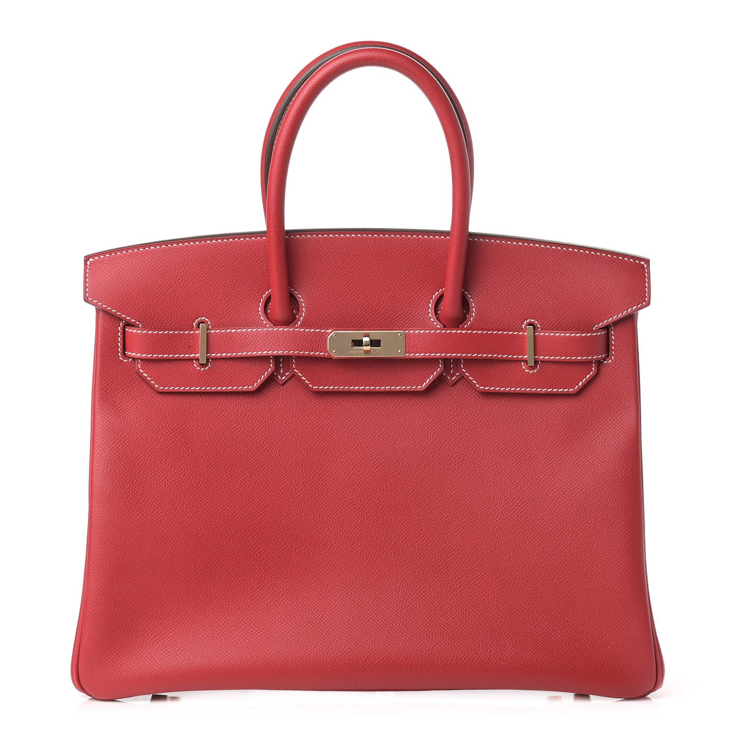 Epsom Candy Birkin 35 Rouge Casaque Bleu Thalassa