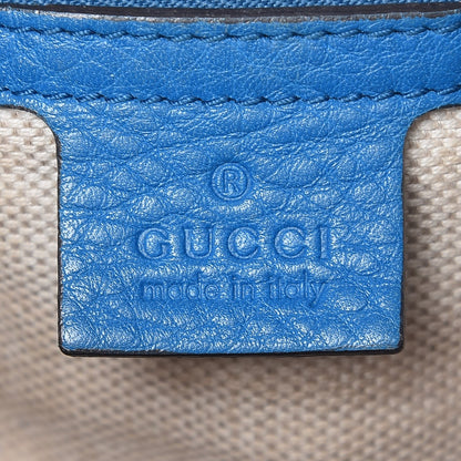 Gucci Calfskin Medium Soho Boston Riviera Blue 6 of 15