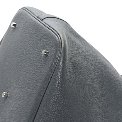 Hermes Taurillon Clemence Picotin Lock TGM  Bleu Orage 10 of 12