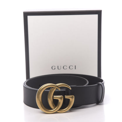 Gucci Calfskin Double G 40mm Belt 85 34 Black 6 of 6