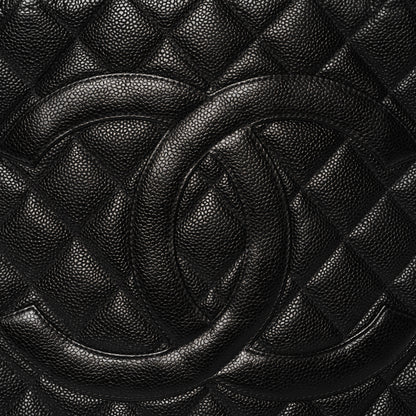 Chanel Caviar Quilted Medallion Tote Black 8 of 10
