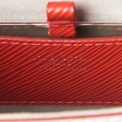 Louis Vuitton Epi Savane Twist Shoulder Bag MM Poppy 6 of 10