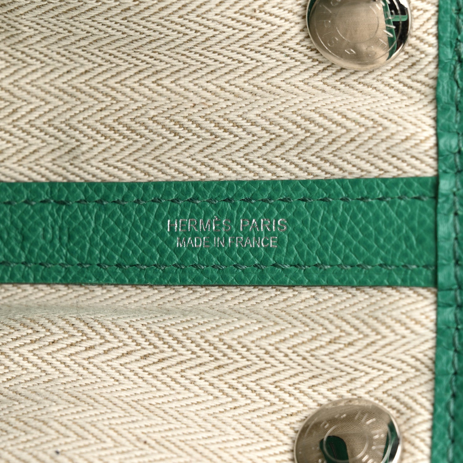 Hermes Epsom Garden Party Tote 30 TPM Vert Verone 6 of 11