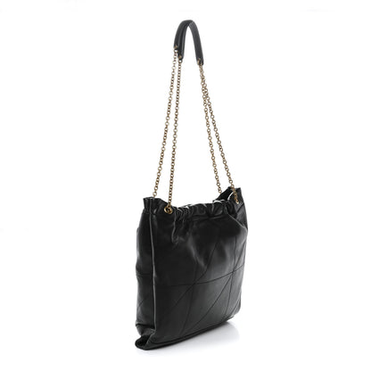 Saint Laurent Lambskin Matelasse Monogram Medium Jamie 4.3 Pochon Black 4 of 11
