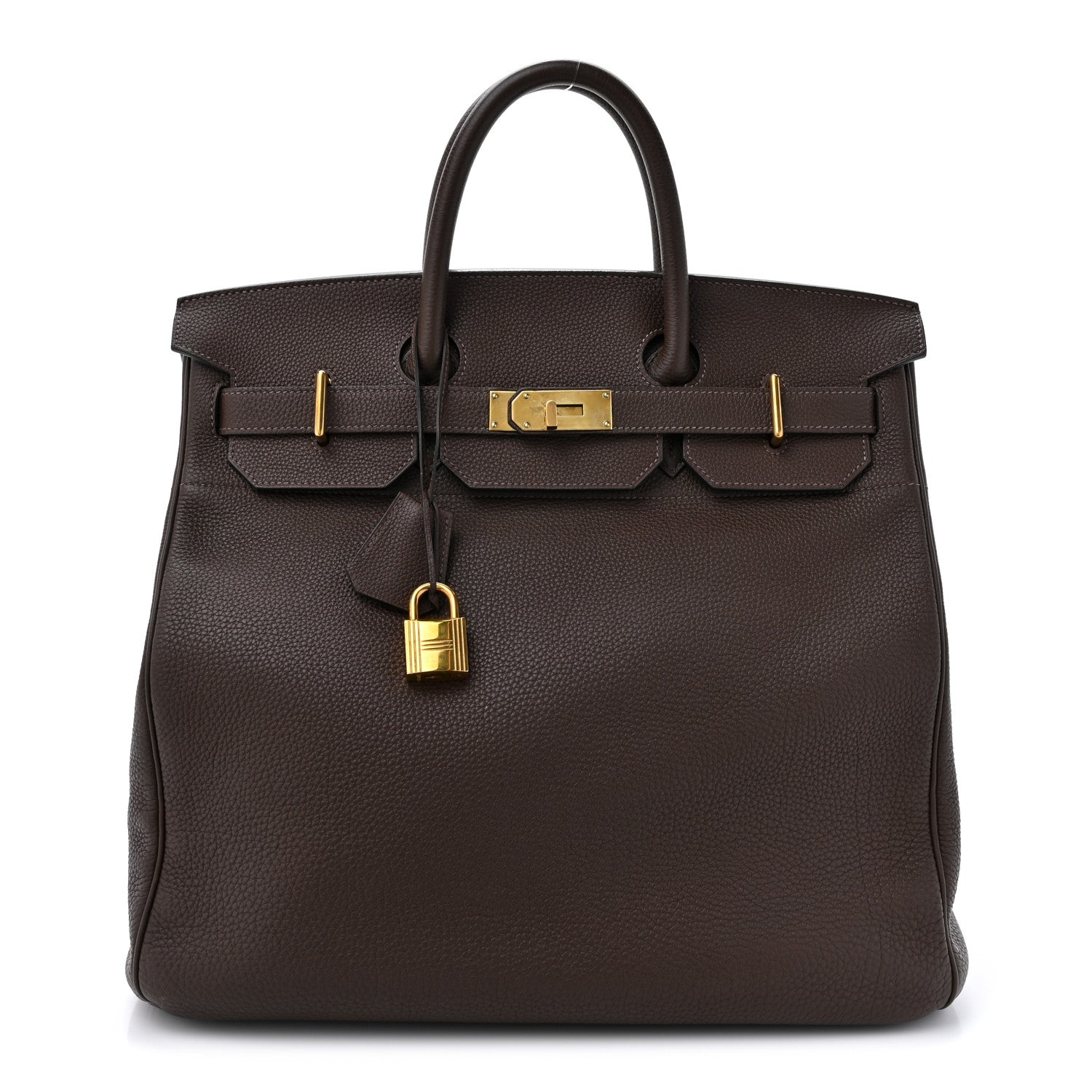 Hermes Togo HAC Birkin 40 Chocolate 1 of 13