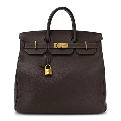 Hermes Togo HAC Birkin 40 Chocolate 1 of 13