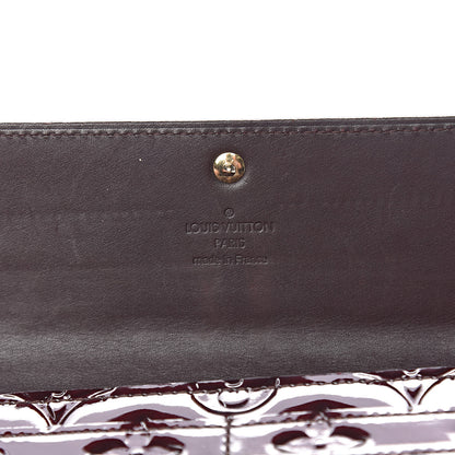 Louis Vuitton Vernis Sarah Wallet Amarante 6 of 7