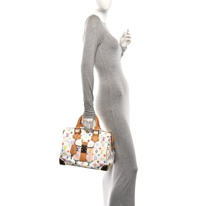 Louis Vuitton Monogram Multicolor Speedy 30 White 2 of 9
