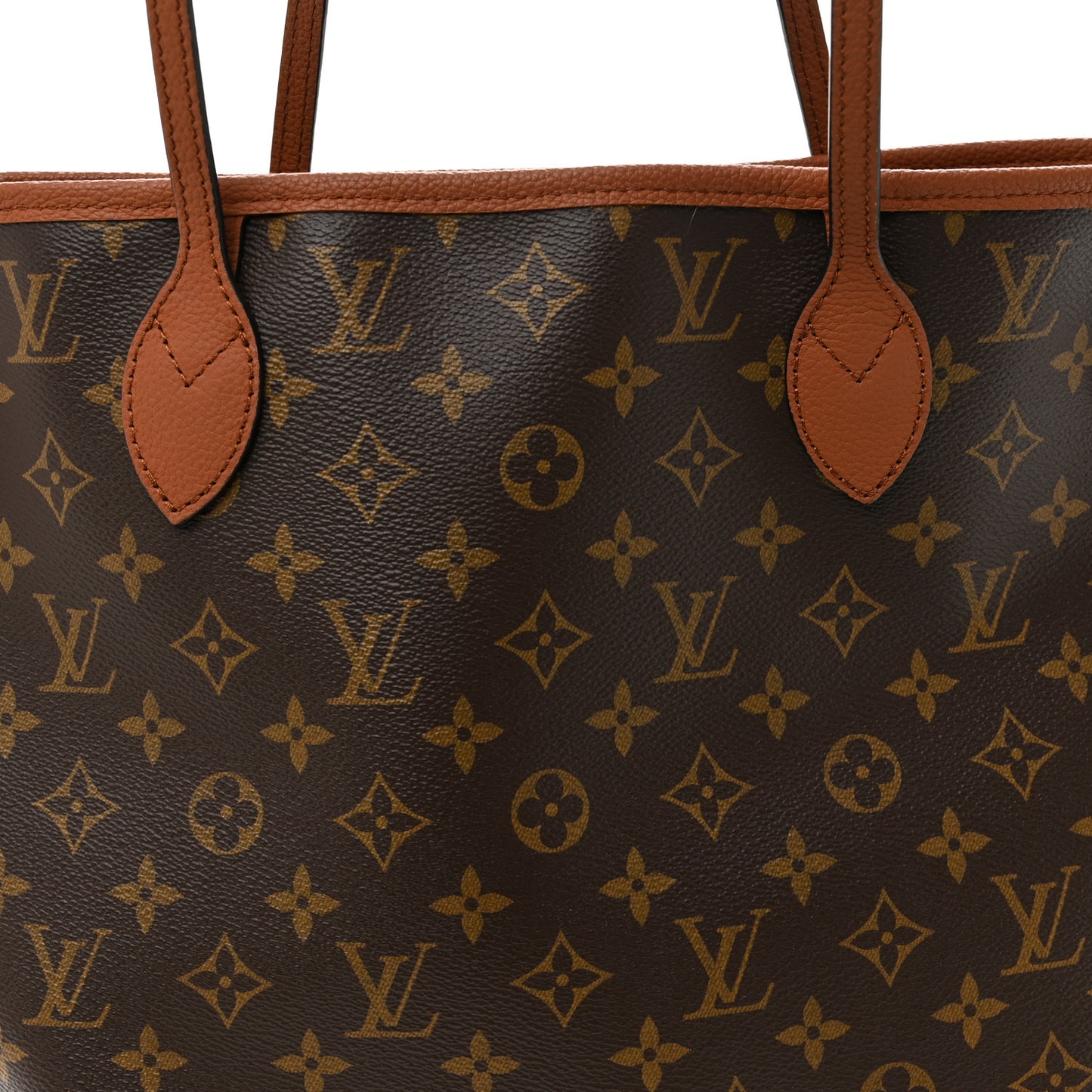 Monogram Calfskin Neo Neverfull Inside Out MM Tan