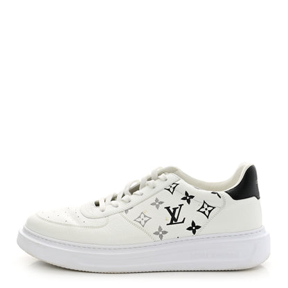 Louis Vuitton Calfskin Monogram Luxembourg Sneakers 9 White 1 of 11