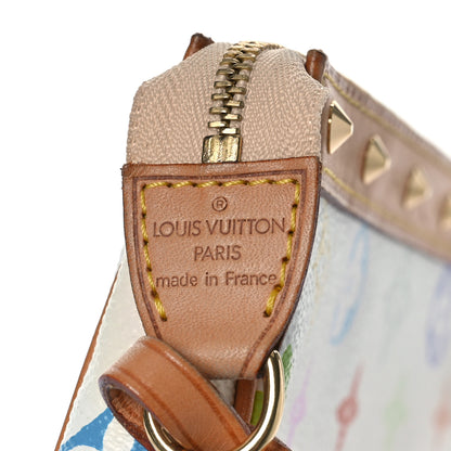 Louis Vuitton Monogram Multicolor Pochette Accessories White 7 of 9