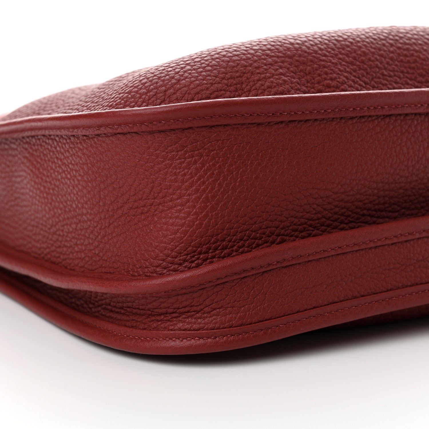 Hermes Taurillon Clemence Evelyne III PM Rouge Grenat 9 of 11