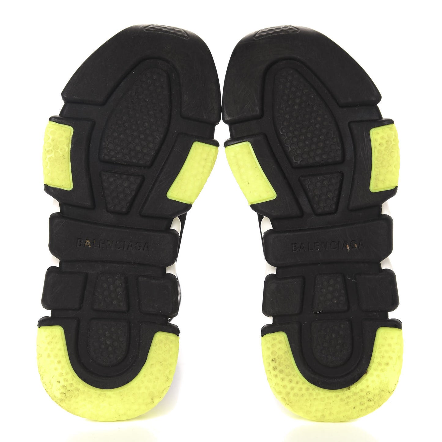 Neoprene Knit Womens Speed Cuffed Sneakers 35 Black White Yellow Fluo