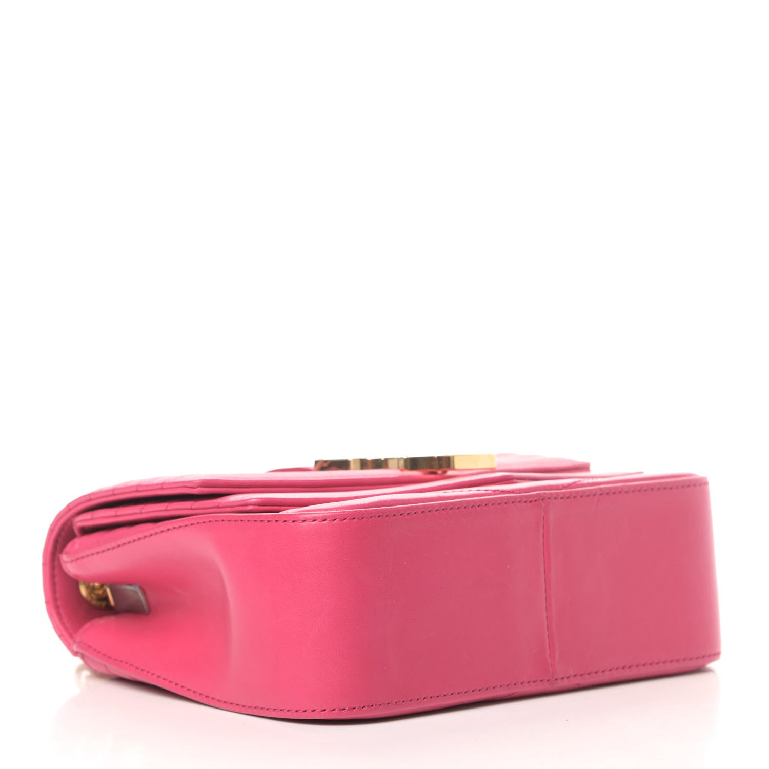 Saint Laurent Lambskin Matelasse Chevron Monogram Small Sulpice Bag Pink 3 of 6