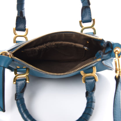 Chloe Calfskin Mini Marcie Satchel Laguna Blue 5 of 11