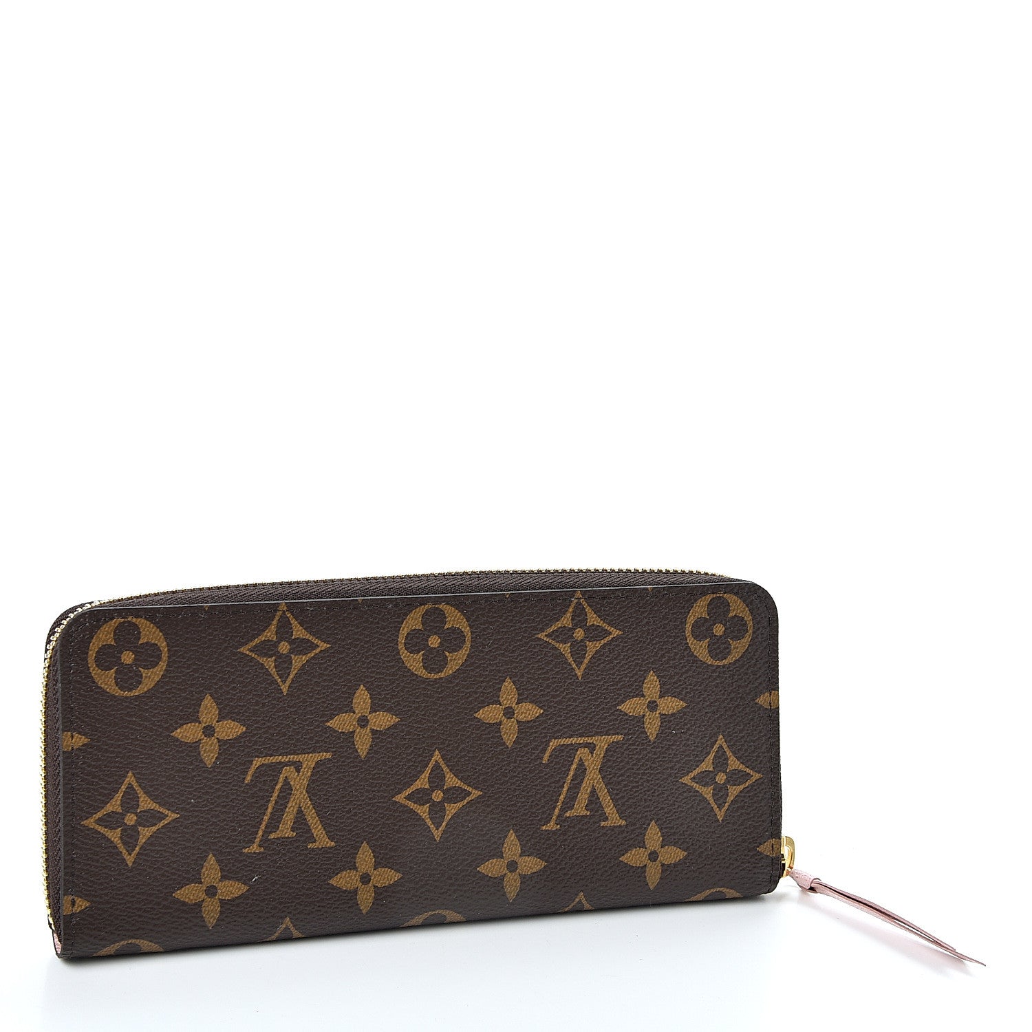 Louis Vuitton Monogram Clemence Wallet Rose Ballerine 2 of 9