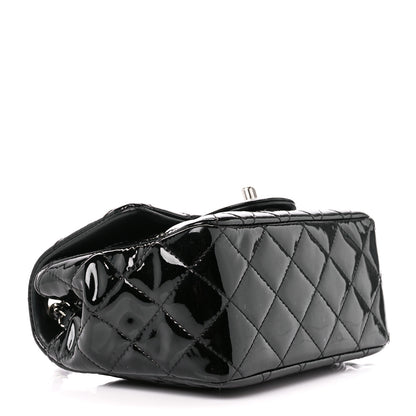 Chanel Patent Calfskin Quilted Mini Square Flap Black 4 of 11