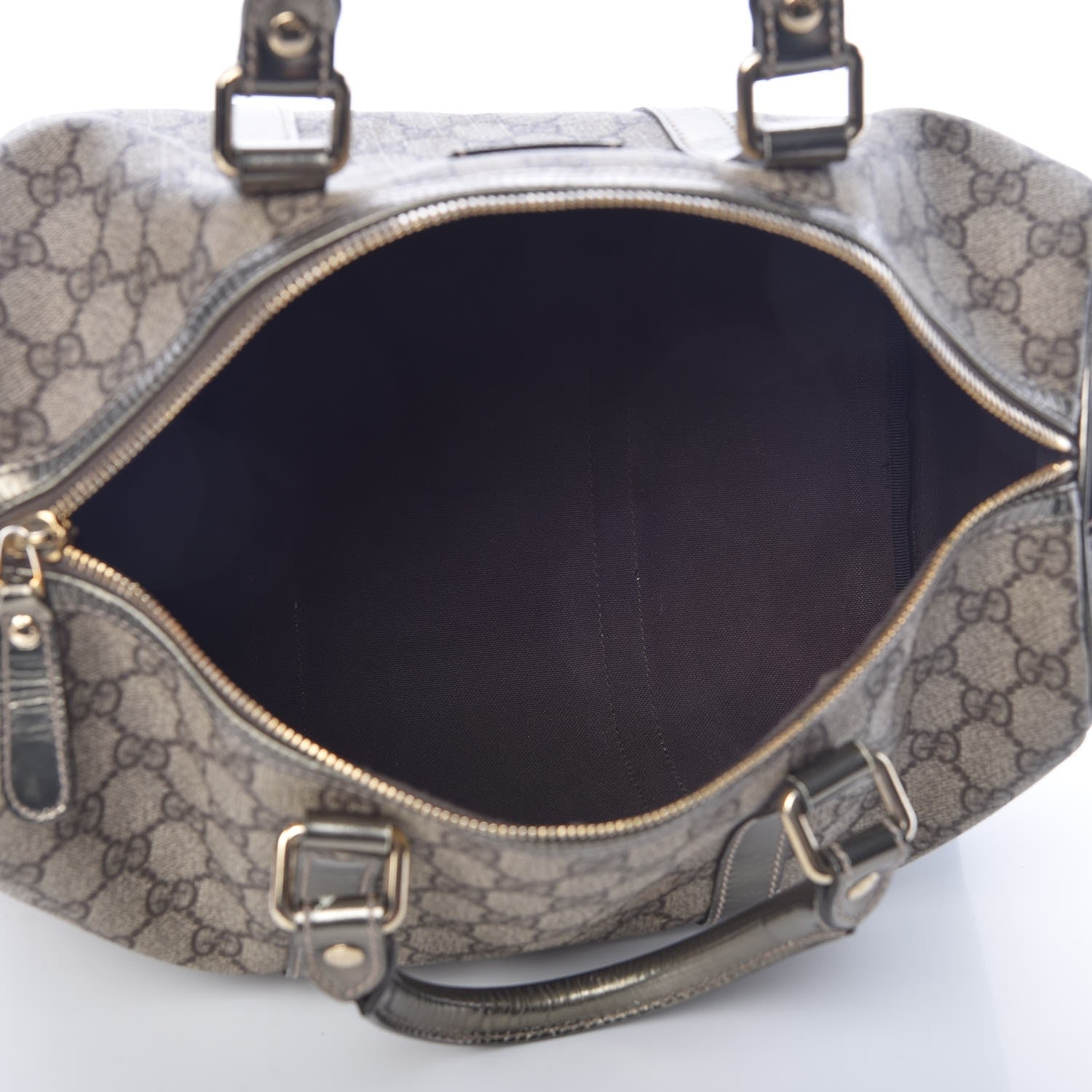Gucci GG Plus Monogram Medium Joy Boston Silver 5 of 12