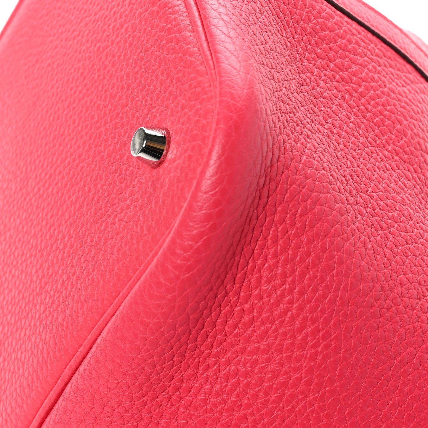 Taurillon Clemence Picotin Lock 22 MM Rose Extreme