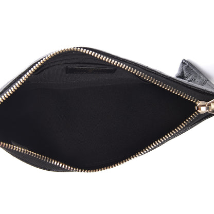 Chanel Caviar Quilted Classic Zip Boy Pouch Black 5 of 10