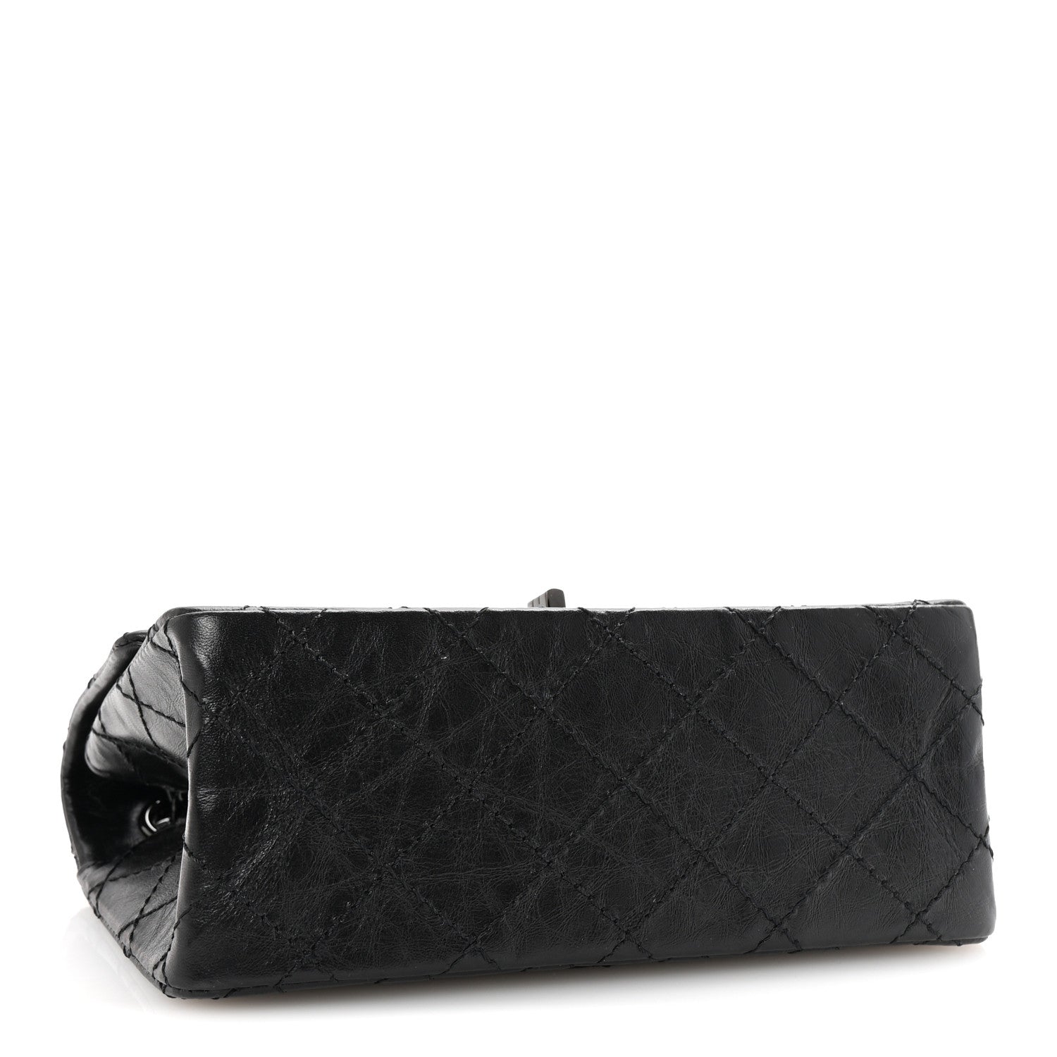 Chanel Aged Calfskin Quilted 2.55 Reissue Mini Flap So Black 4 of 10