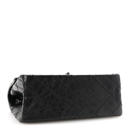 Chanel Aged Calfskin Quilted 2.55 Reissue Mini Flap So Black 4 of 10