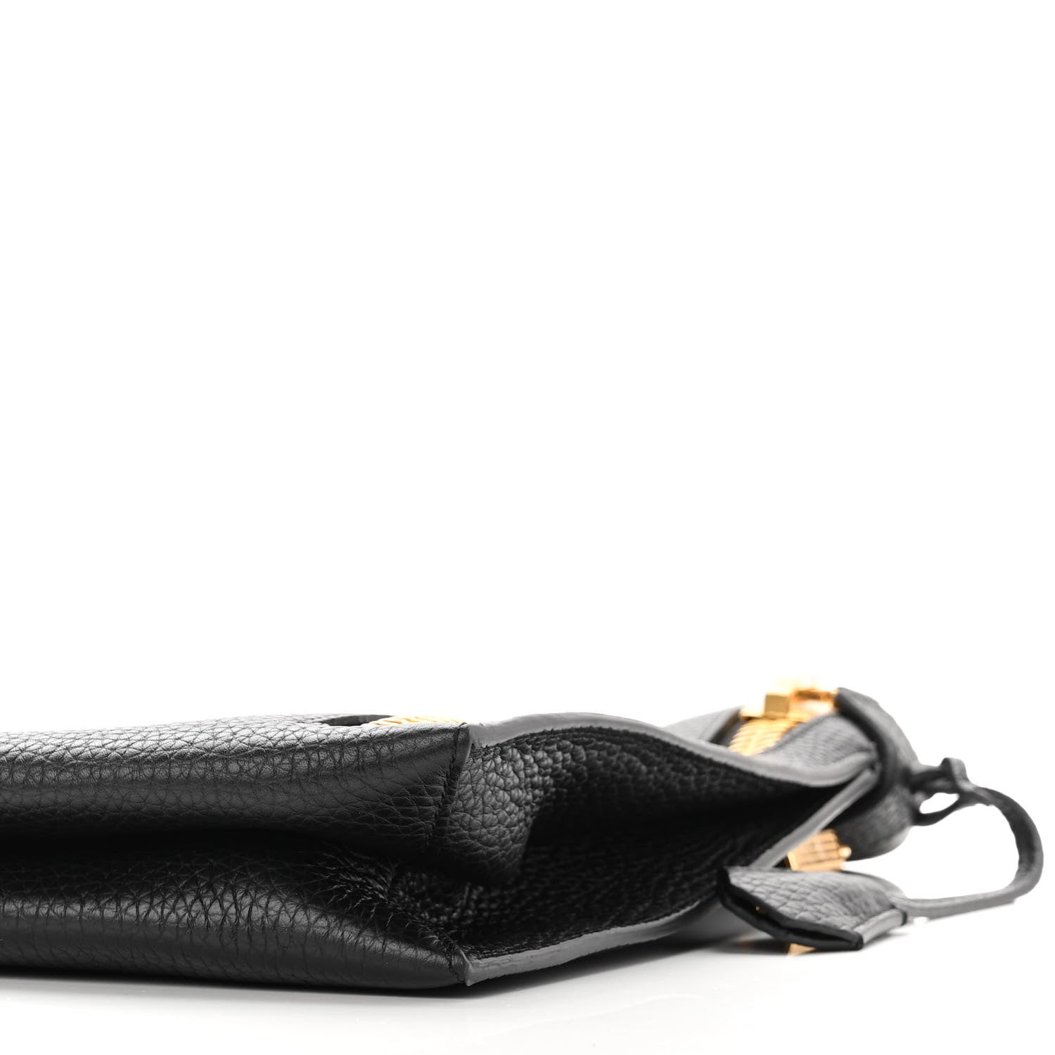 Tom Ford Pebbled Calfskin Small Alix Padlock Zip Hobo Bag Black 10 of 10